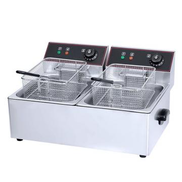 Stainless Steel Commercial Electric Chicken Donut Fish Fryer Potato Chips Deep Fryer with Cabinet