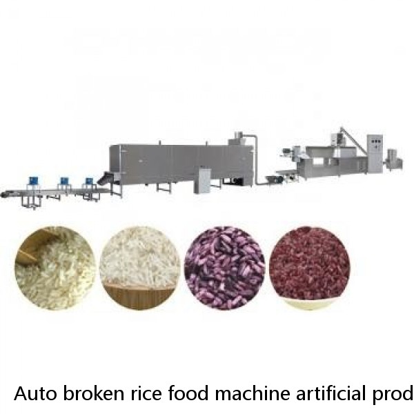 Auto broken rice food machine artificial production line